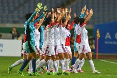 Đánh bại Nhật Bản, Triều Tiên giành HCV bóng đá nữ Asiad 17