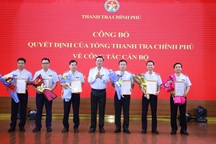 Thanh tra Chính phủ luân chuyển, bổ nhiệm 19 lãnh đạo cấp Vụ