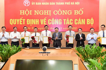 Hà Nội bổ nhiệm, điều động nhiều cán bộ, lãnh đạo chủ chốt