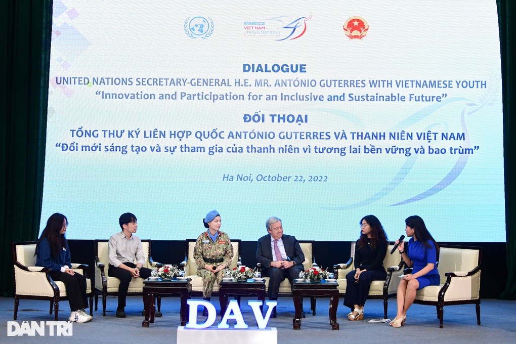 Tổng thư ký LHQ ấn tượng tinh thần tiên phong của thanh niên Việt Nam - 1 Tổng thư ký LHQ ấn tượng tinh thần tiên phong của thanh niên Việt Nam - 1