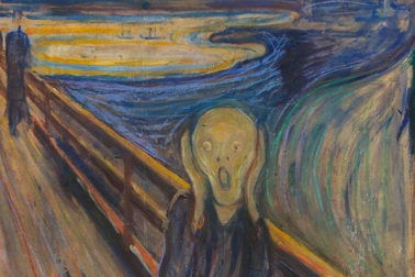 Dòng chữ viết trên siêu phẩm "Tiếng thét" hé lộ điều bí mật