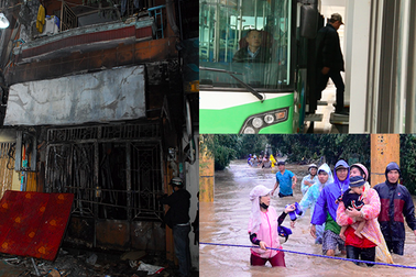 19 cô trò trong phút sinh tử trước lũ và 3 vụ cháy nổ lớn