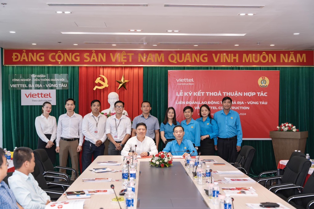 Viettel Construction cùng Liên đoàn Lao động Bà Rịa - Vũng Tàu hợp tác vì người lao động - 1 Viettel Construction cùng Liên đoàn Lao động Bà Rịa - Vũng Tàu hợp tác vì người lao động - 1