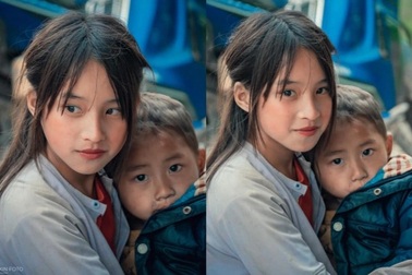 Bé gái Hà Giang "gây sốt" cộng đồng mạng vì vẻ xinh đẹp mộc mạc