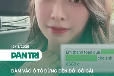 Đâm vào ô tô dừng đèn đỏ, cô gái bàng hoàng khi chủ "đòi" 6.688 đồng