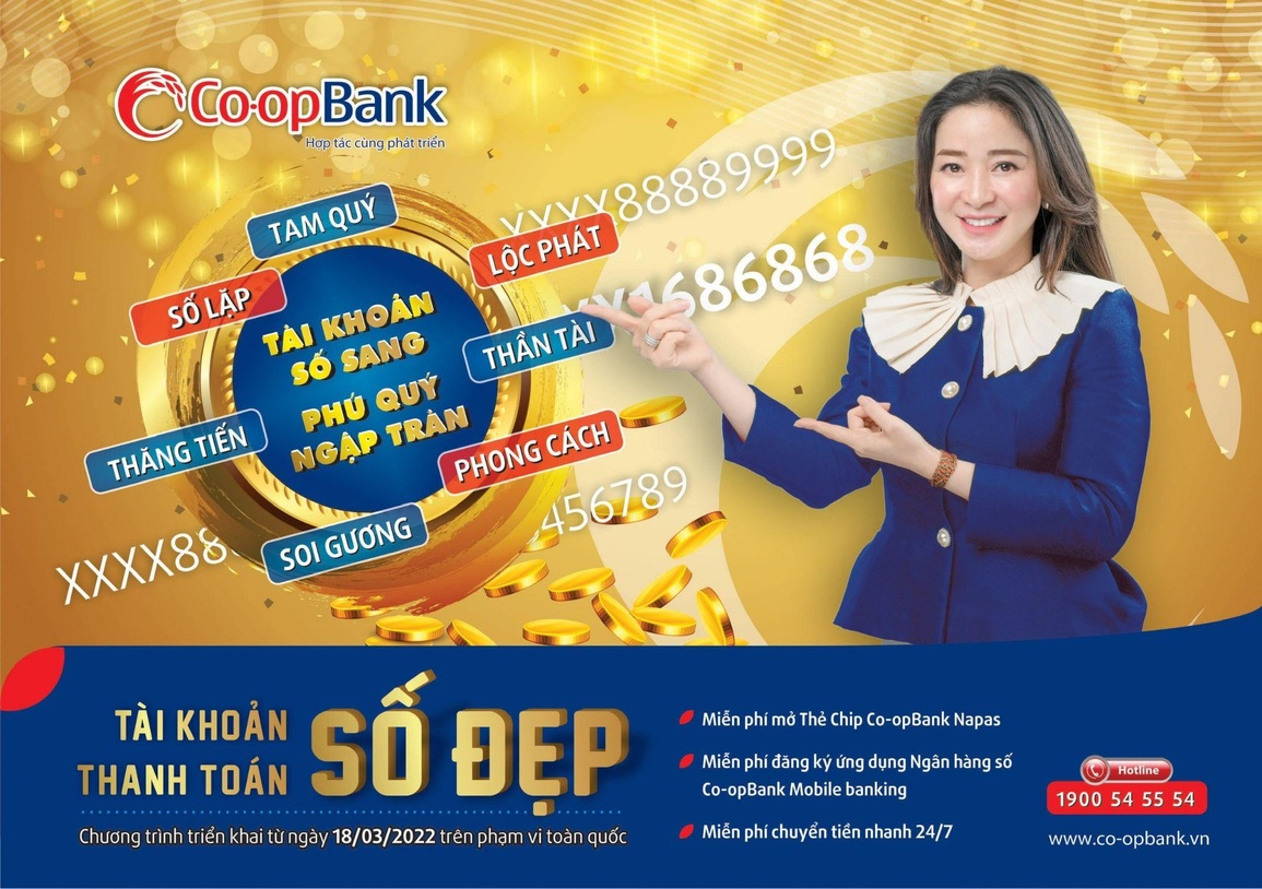Tài khoản số đẹp Co-opBank - 1 Tài khoản số đẹp Co-opBank - 1