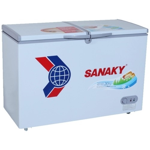 Tủ đông Sanaky 2 ngăn 360 lít VH3699W1 KHUYẾN MÃI chỉ còn 6,5 triệu đồng