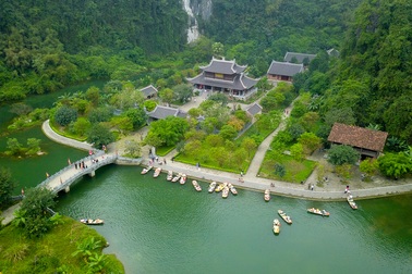 Toàn cảnh Tràng An - địa điểm Tổng thống Mỹ muốn đến thăm - nhìn từ trên cao