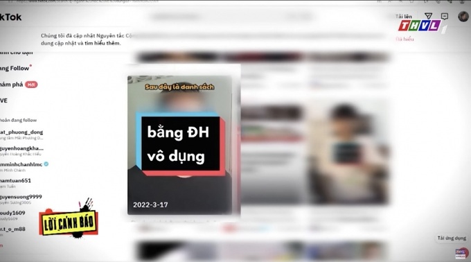 Cảnh giác với tư vấn hướng nghiệp trên mạng.