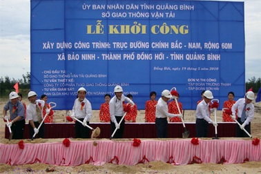 Khởi công tuyến đường lớn nhất tỉnh Quảng Bình