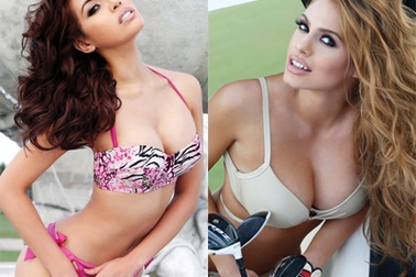 Thí sinh dự thi Hoa hậu hoàn vũ rực lửa với áo tắm