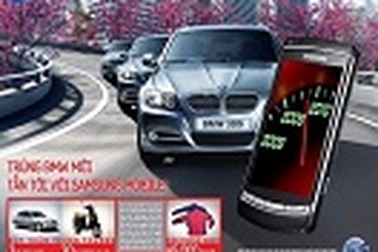 Cùng Samsung lướt xe BMW rước lộc đầu xuân