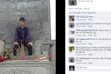 Phẫn nộ nam sinh khoe ảnh ngồi lên tượng đài Lý Thái Tổ