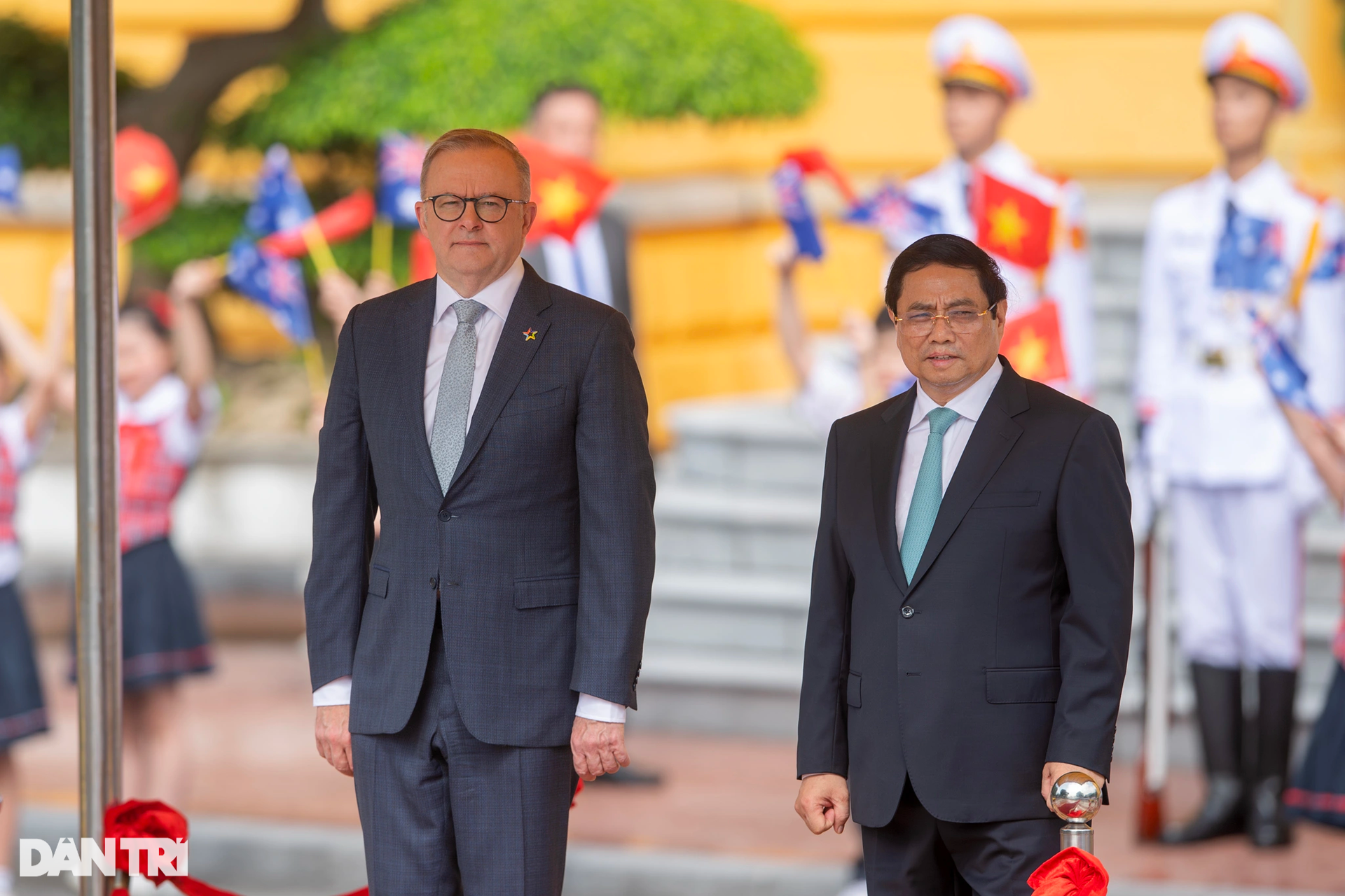 Thủ tướng Phạm Minh Chính chủ trì lễ đón Thủ tướng Australia thăm Việt Nam - 3 Thủ tướng Phạm Minh Chính chủ trì lễ đón Thủ tướng Australia thăm Việt Nam - 3