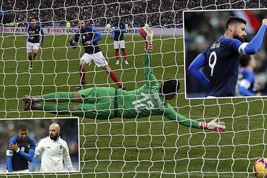 Pháp thắng Uruguay bằng bàn thắng duy nhất từ chấm 11m