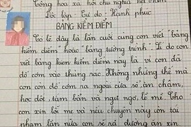 Bản kiểm điểm của bé "lười học, tắm bẩn" hút dân mạng