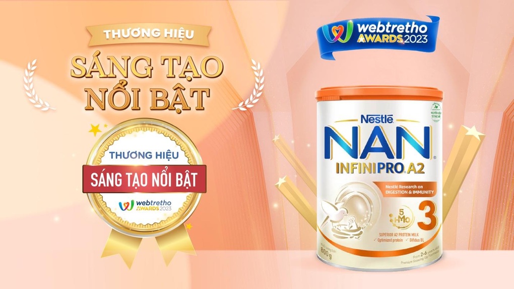 Nestlé NAN được vinh danh tại Webtretho Awards 2023 - 3 Nestlé NAN được vinh danh tại Webtretho Awards 2023 - 3