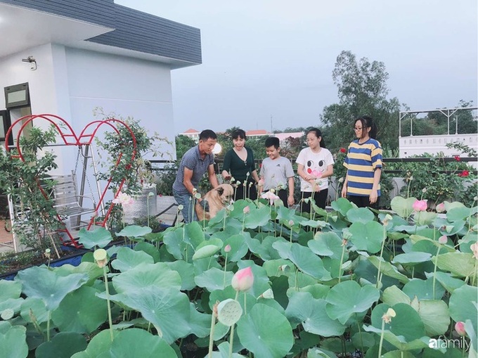 Doanh nhân Sài Gòn trồng cả vườn rau và hoa như trang trại rộng 300m² trên sân thượng cho vợ cùng 4 con được sống gần gũi với thiên nhiên - Ảnh 12. Doanh nhân Sài Gòn trồng cả vườn rau và hoa như trang trại rộng 300m² trên sân thượng cho vợ cùng 4 con được sống gần gũi với thiên nhiên - Ảnh 12.
