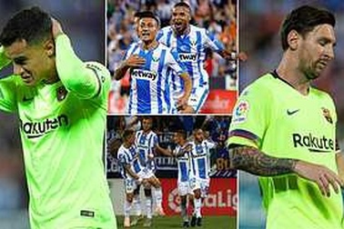 Leganes 2-1 Barcelona: Cú ngược dòng ngoạn mục