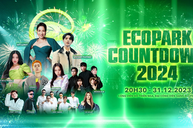 Đại tiệc âm thanh, ánh sáng và pháo hoa tại Ecopark Countdown 2024