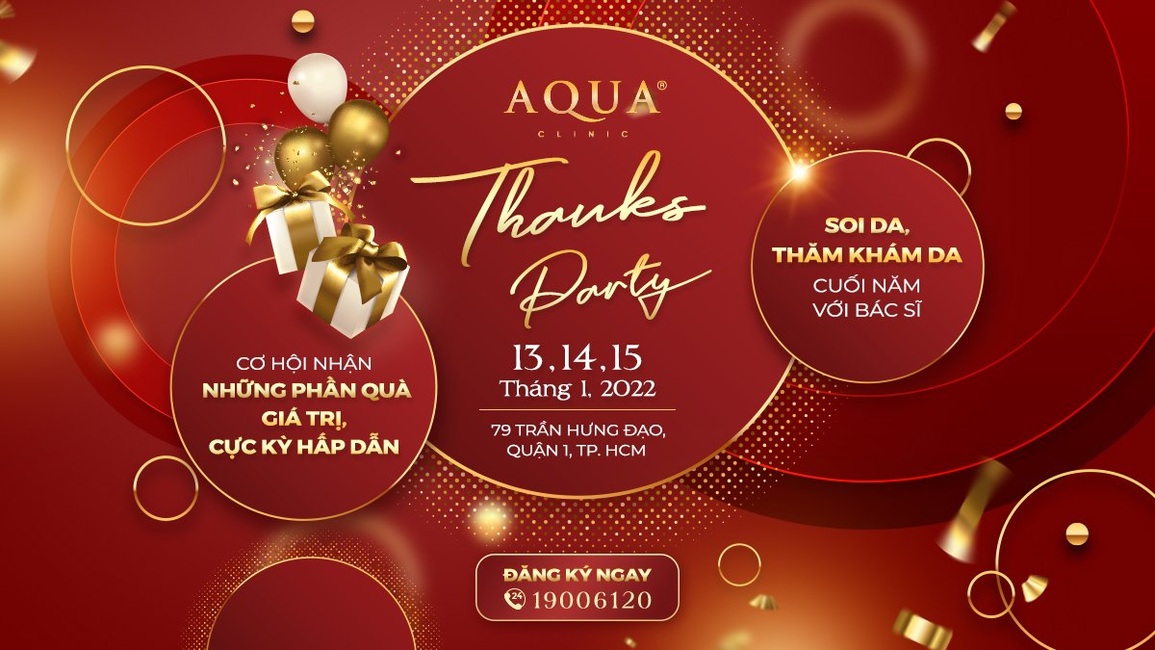 Thẩm mỹ viện Aqua Clinic tri ân lớn cho khách hàng dịp cuối năm - 1 Thẩm mỹ viện Aqua Clinic tri ân lớn cho khách hàng dịp cuối năm - 1