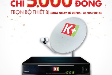 Kỷ niệm 5 năm thành lập công ty, K+ tri ân khách hàng bằng mức giá 5000 đồng