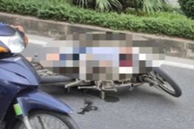 Tài xế xe máy nghi tự ngã, tử vong trên đường