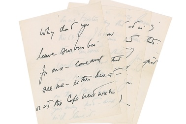 Đấu giá bức thư tình của cố Tổng thống Kennedy