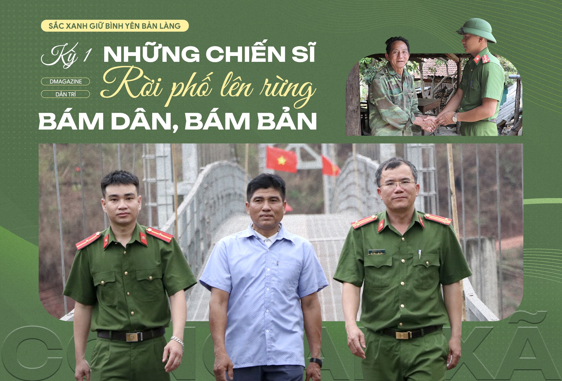 Những chiến sĩ rời phố lên rừng bám dân, bám bản