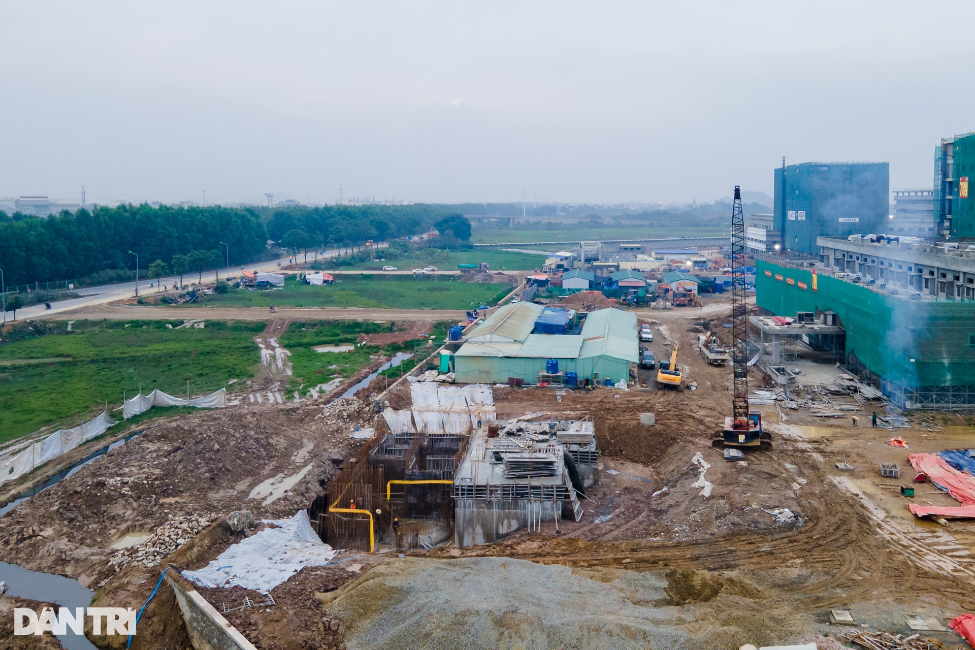 Hình ảnh 2 bệnh viện Trung ương 1.500 tỷ đồng ở Hà Nội sau một năm thi công - 11 Hình ảnh 2 bệnh viện Trung ương 1.500 tỷ đồng ở Hà Nội sau một năm thi công - 11