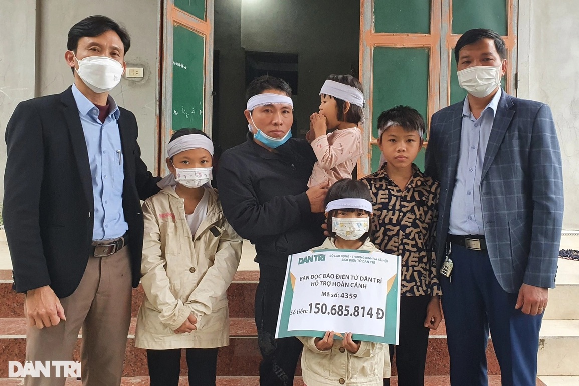 Bạn đọc giúp đỡ 4 đứa trẻ mất mẹ ngày giáp Tết gần 300 triệu đồng - 2 Bạn đọc giúp đỡ 4 đứa trẻ mất mẹ ngày giáp Tết gần 300 triệu đồng - 2