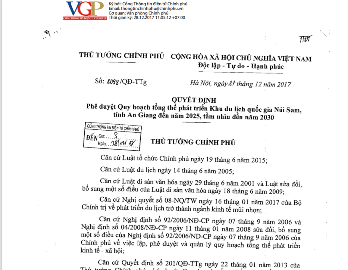 An Giang nói gì về lùm xùm xây cổng chào khu du lịch hơn 12 tỷ đồng? - 1 An Giang nói gì về lùm xùm xây cổng chào khu du lịch hơn 12 tỷ đồng? - 1