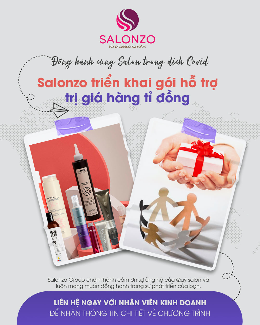 Salonzo hỗ trợ hàng tỷ đồng giúp đỡ các salon tóc trong mùa dịch - 1 Salonzo hỗ trợ hàng tỷ đồng giúp đỡ các salon tóc trong mùa dịch - 1