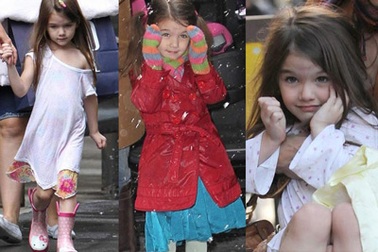Nhìn lại những khoảnh khắc đáng yêu của bé Suri Cruise