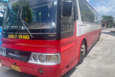 Một xe khách chạy tuyến Hà Nội - Hải Phòng bị phạt hơn 170 triệu đồng