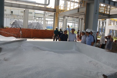 Đoàn công tác Bộ Công Thương kiểm tra sự cố phát tán bụi alumin