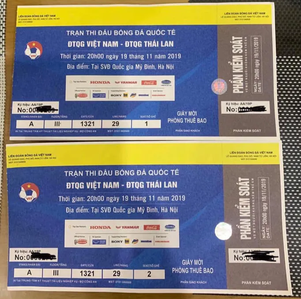 Trận Việt Nam - Thái Lan: Giá vé chỗ ngồi gần khu VIP nhất là bao nhiêu? - 2 Trận Việt Nam - Thái Lan: Giá vé chỗ ngồi gần khu VIP nhất là bao nhiêu? - 2