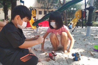 Ra Tết, trẻ mầm non ở TPHCM trở lại trường