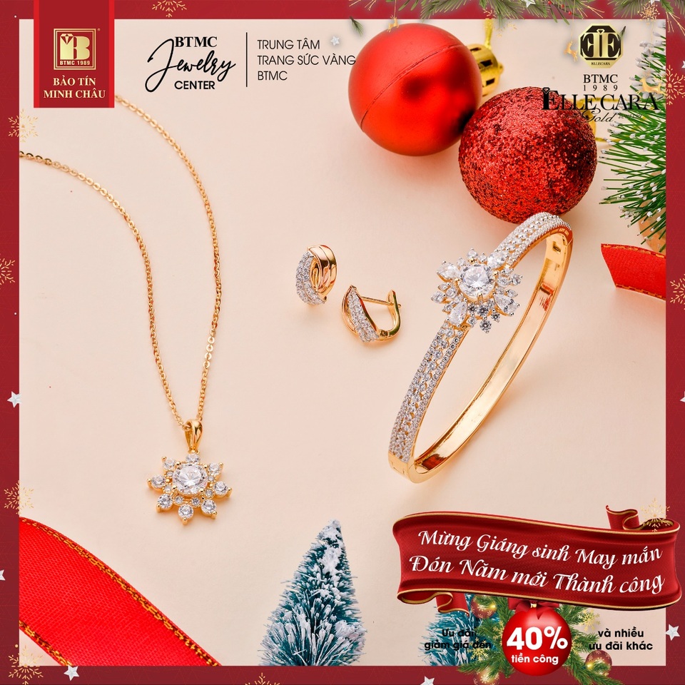 Trang sức Bảo Tín Minh Châu Mừng Giáng sinh may mắn, đón năm mới thành công - 1 Trang sức Bảo Tín Minh Châu Mừng Giáng sinh may mắn, đón năm mới thành công - 1