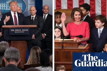 Hai bức ảnh “đối nghịch” chụp cùng một ngày tại Washington