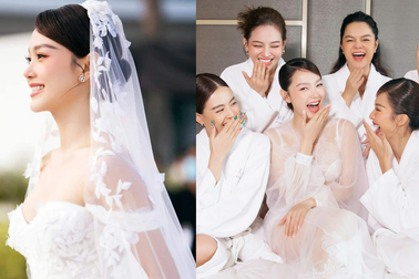 Nhan sắc gợi cảm của cô dâu Minh Hằng bên hội bạn thân "mỹ nhân"