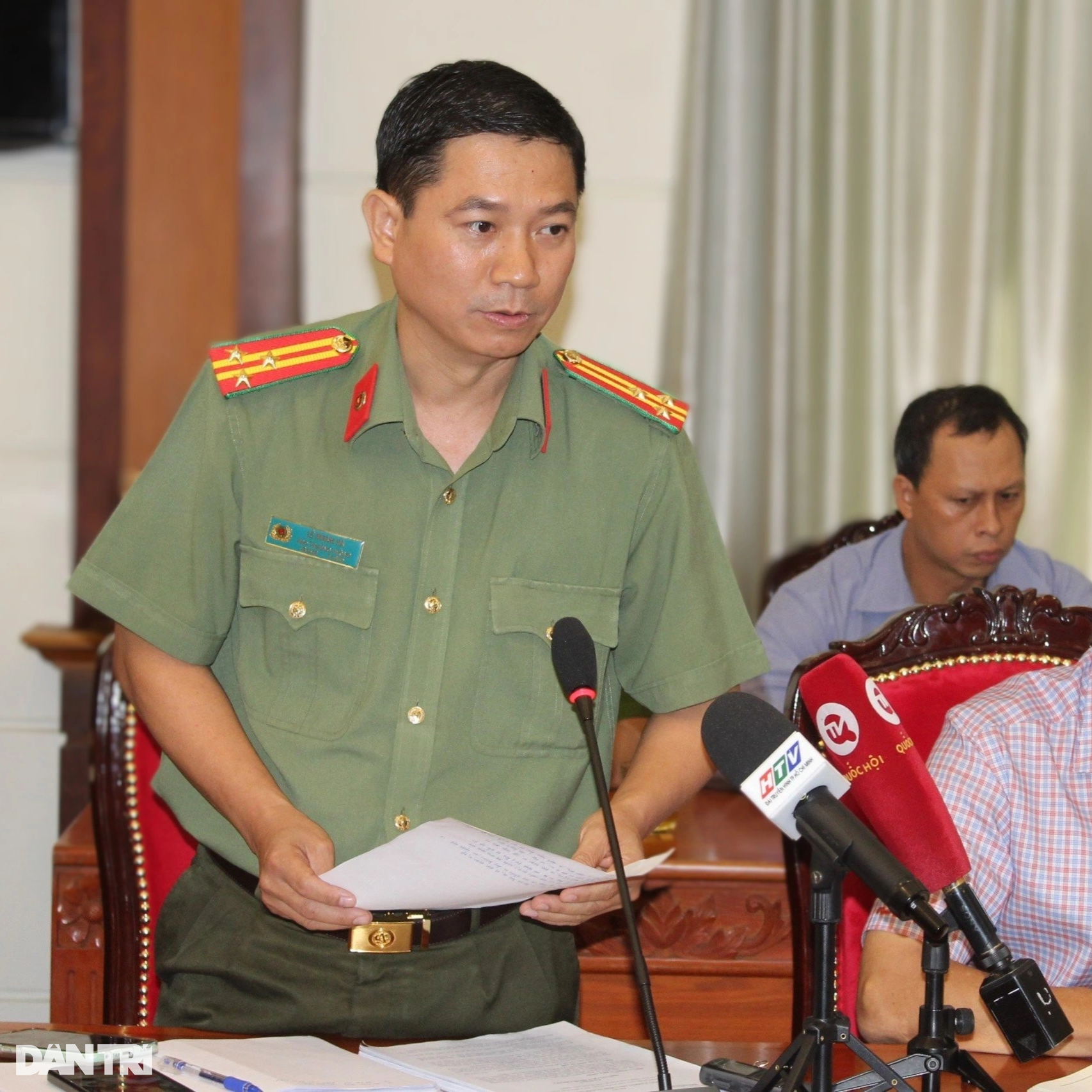 Thượng tá Lê Mạnh Hà Phó trưởng Phòng Tham mưu Công an TPHCM