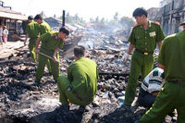 Cháy chợ biên giới Tây Ninh
