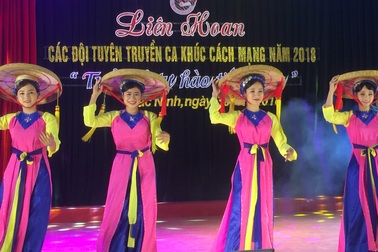Bắc Ninh: Liên hoan các đội tuyên truyền ca khúc cách mạng năm 2018