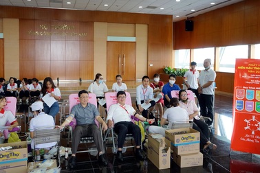 Đoàn thanh niên PV Gas tích cực tham gia Ngày hội hiến máu nhân đạo