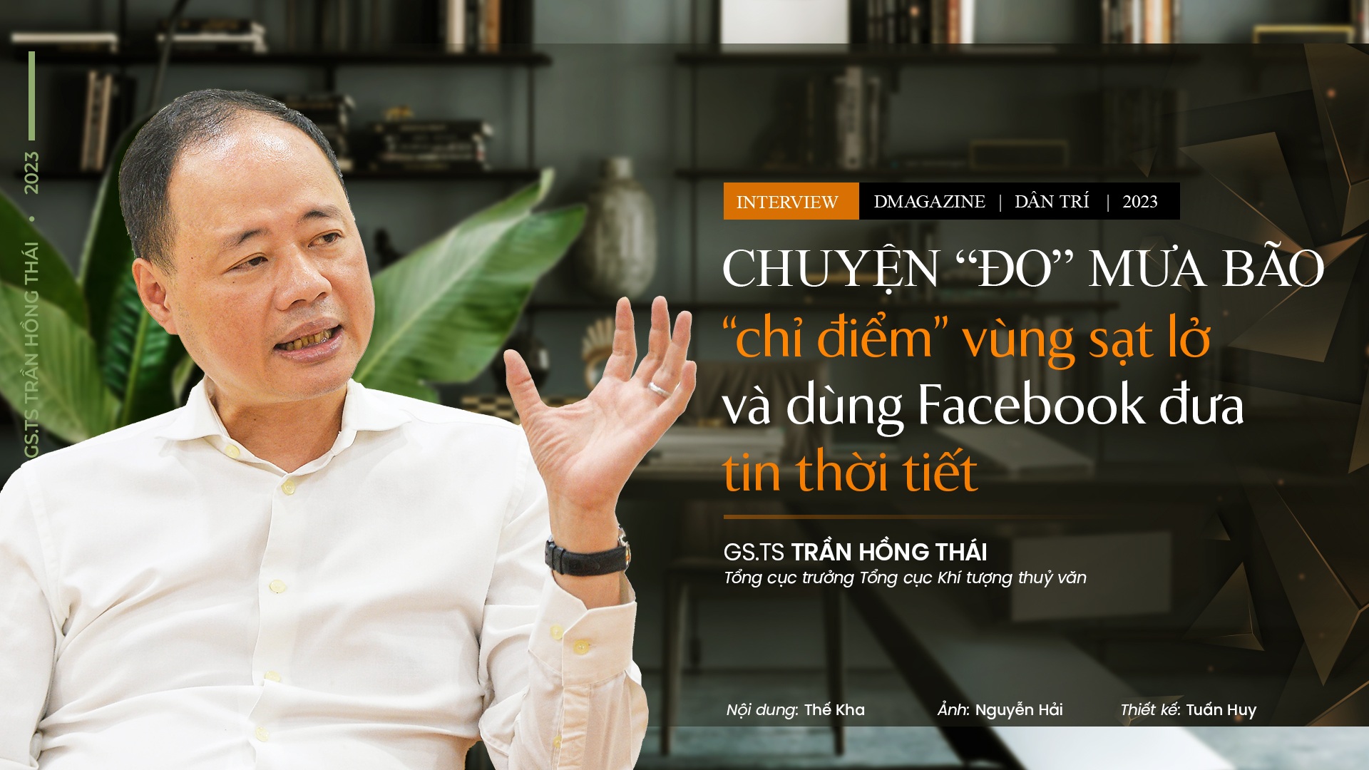 "Đo" mưa bão, "chỉ điểm" vùng sạt lở và dùng Facebook đưa tin thời tiết