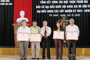 “Thành công của đợt bầu cử có sự đóng góp hết mình của các cấp MTTQ”