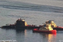 Hình ảnh đầu tiên của tàu ngầm hạt nhân Mỹ nát mũi do va chạm ở Biển Đông