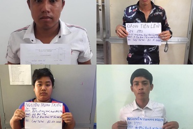 Nhóm đối tượng tấn công đôi trai gái cướp xe máy sa lưới