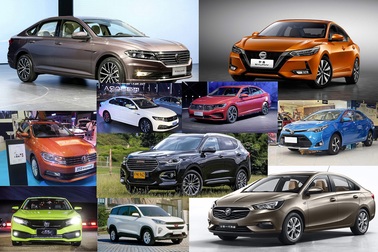 Top 10 mẫu xe bán nhiều nhất Trung Quốc năm 2019